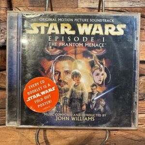 Star Wars Episode I Phantom Menace Soundtrack CD 1999 John Williams + Poster